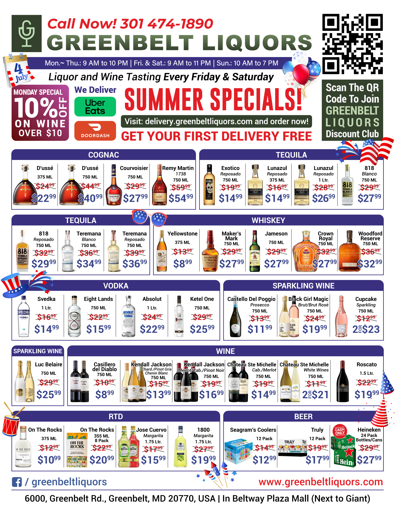Greenbelt Liquors discount deals