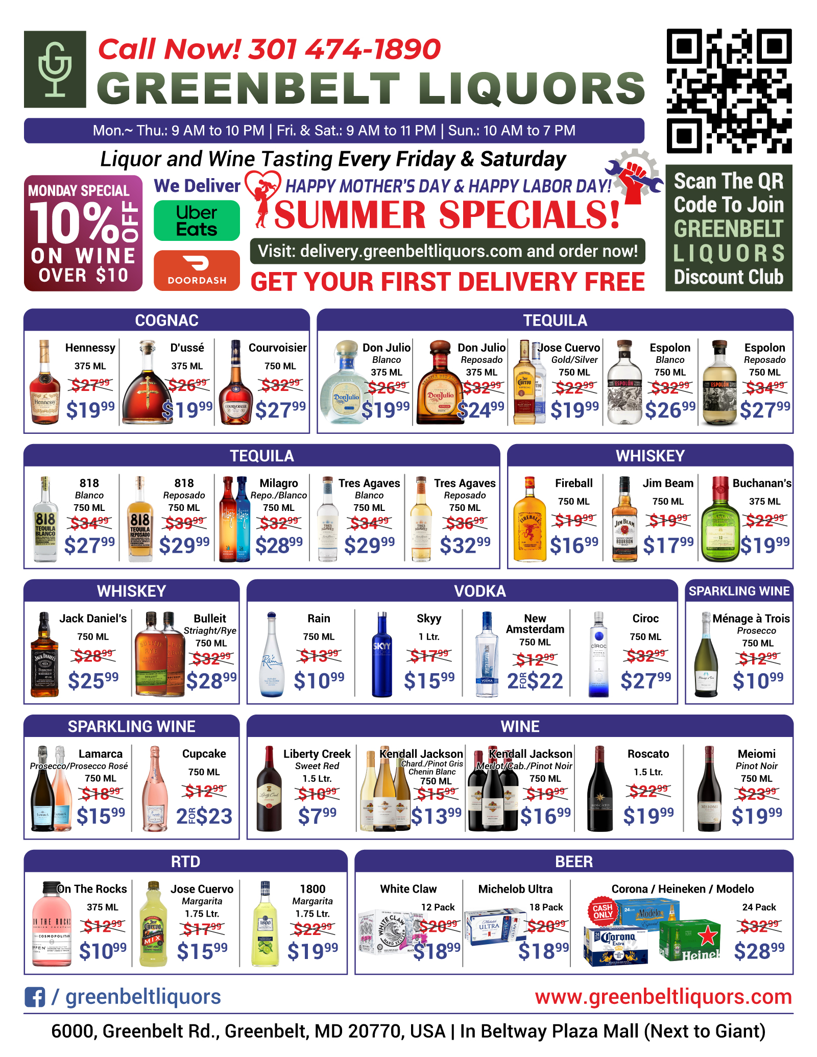 Greenbelt Liquors discount deals